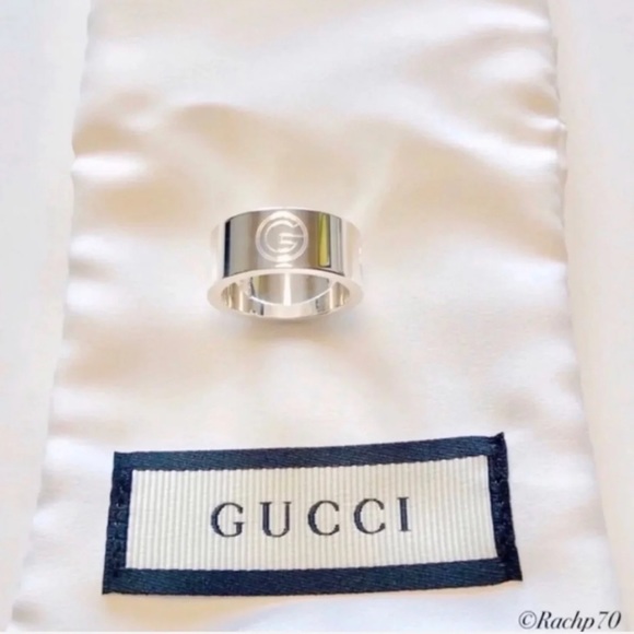 Gucci Jewelry - New Authentic GUCCI G Logo Cut Out Ring Size 8